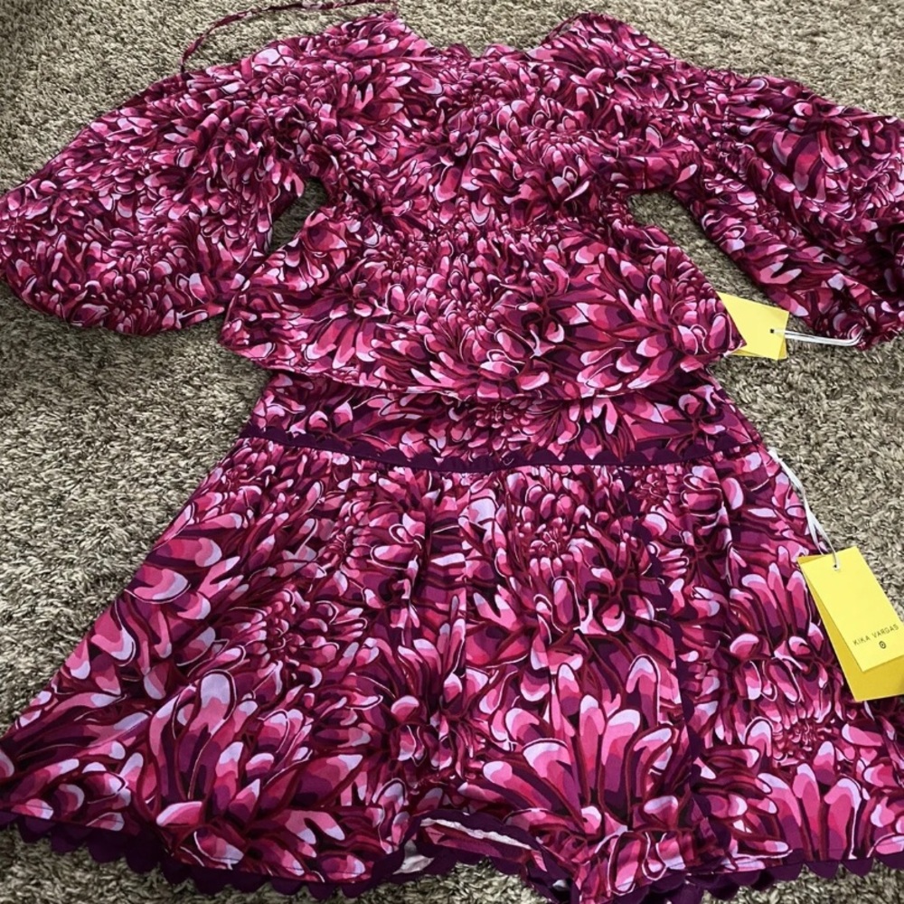 Kika vargas Target Pink Floral Skirt Set